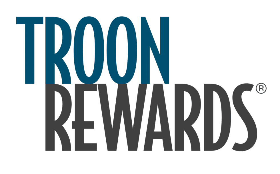 troon rewards logo blue